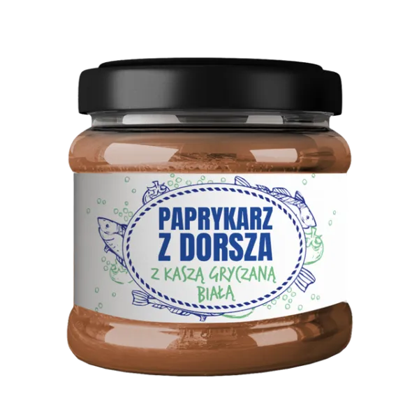 Paprykarz z dorsza z kaszą gryczaną białą