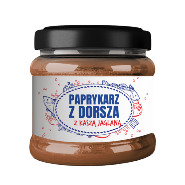 Paprykarz z dorsza z kaszą jaglaną