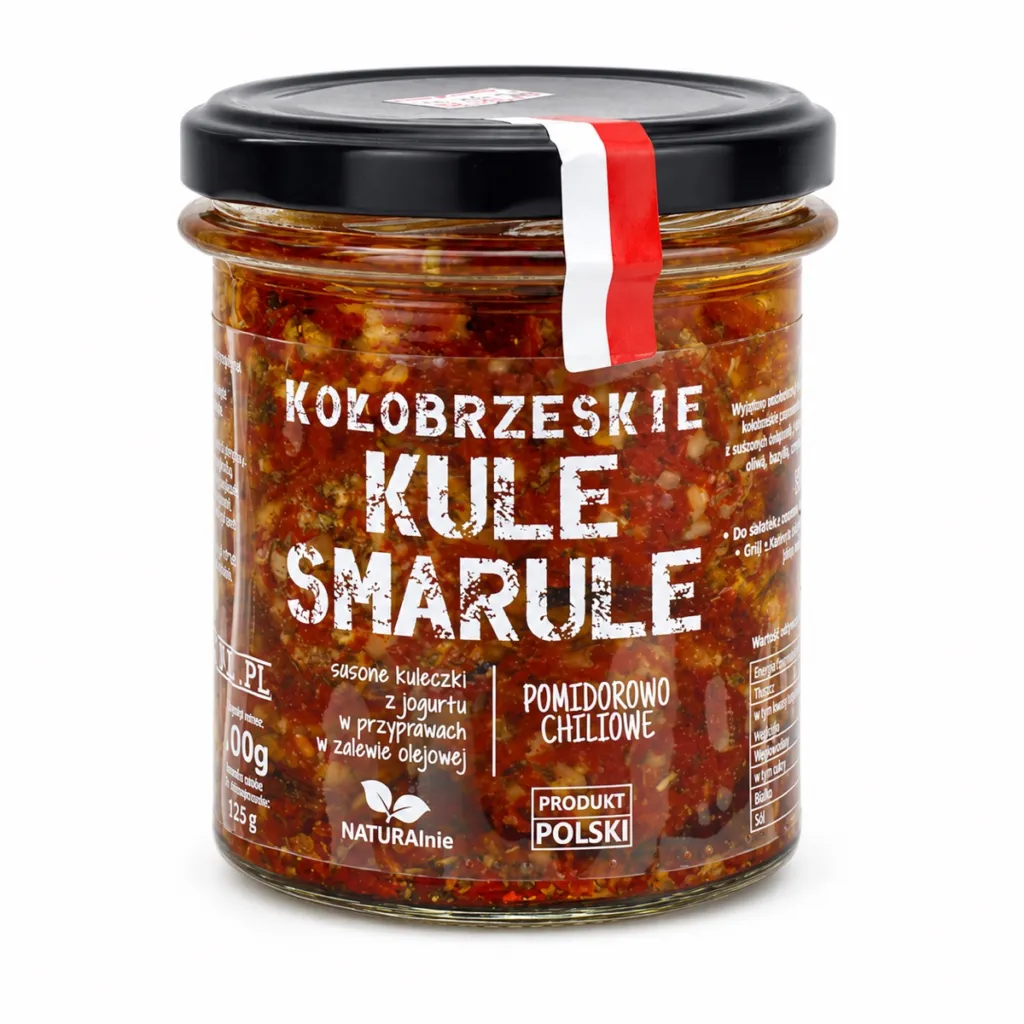 Kołobrzeskie Kule Smarule pomidorowo-chiliowe w słoiku 300 g